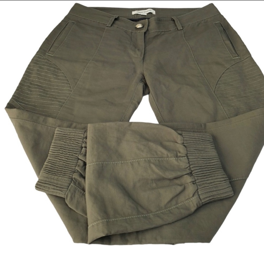 Pierre Balmain kaki cargo pants